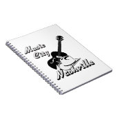 Nashville. Muziekstad Notitieboek (Rechterzijde)