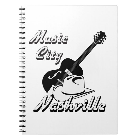 Nashville. Muziekstad Notitieboek (Voorkant)