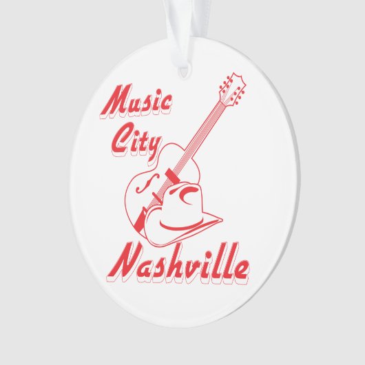 Nashville. Muziekstad Ornament (voorkant)