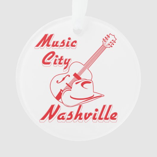 Nashville. Muziekstad Ornament (voorkant)