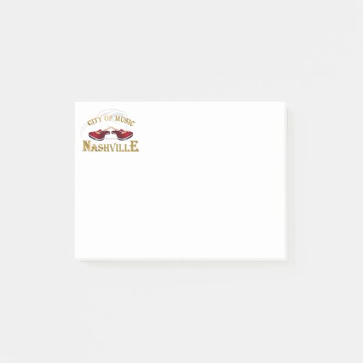Nashville. Muziekstad Post-it® Notes (Voorkant)