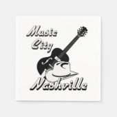 Nashville. Muziekstad Servetten (Voorkant)