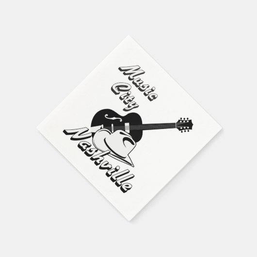 Nashville. Muziekstad Servetten (Hoek)