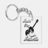 Nashville. Muziekstad Sleutelhanger (Voorkant Links)