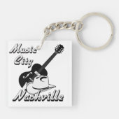 Nashville. Muziekstad Sleutelhanger (Achterkant)