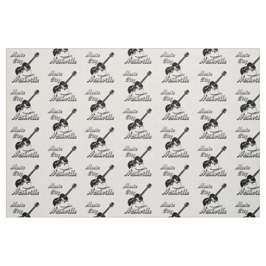 Nashville. Muziekstad Stof (Fat Quarter)