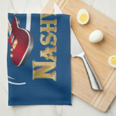 Nashville. Muziekstad Theedoek (Quarter Fold)