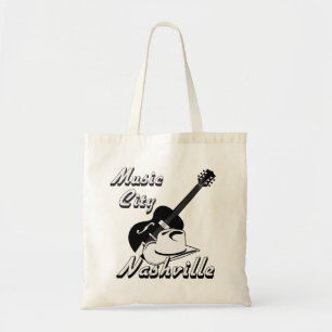 Nashville. Muziekstad Tote Bag
