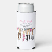 Nashville Nash Bash Bachelorette Mode Custom Seltzer Blikjeskoeler (Seltzer Voorkant)