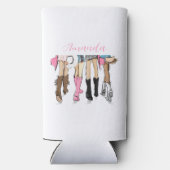 Nashville Nash Bash Bachelorette Mode Custom Seltzer Blikjeskoeler (Achterkant)