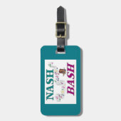 Nashville Nash Bash Music Bagagelabel (Voorkant verticaal)