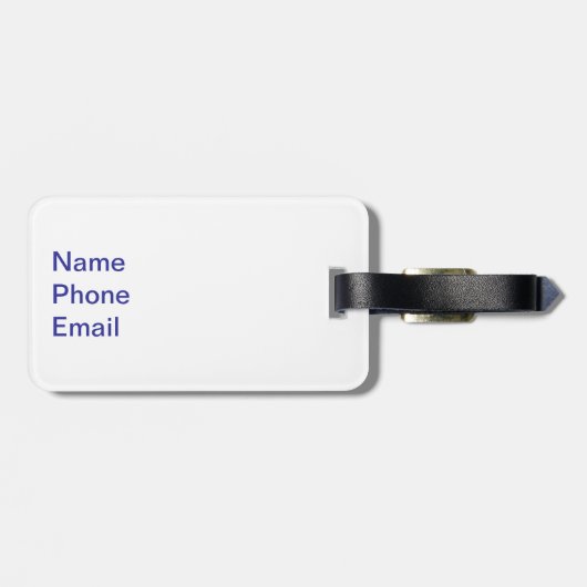 Nashville Nash Bash Music Bagagelabel (Achterkant horizontaal)