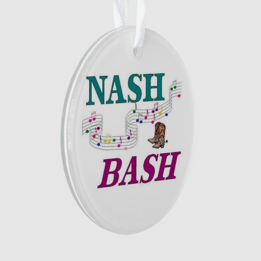 Nashville Nash Bash Music Ornament (voorkant)