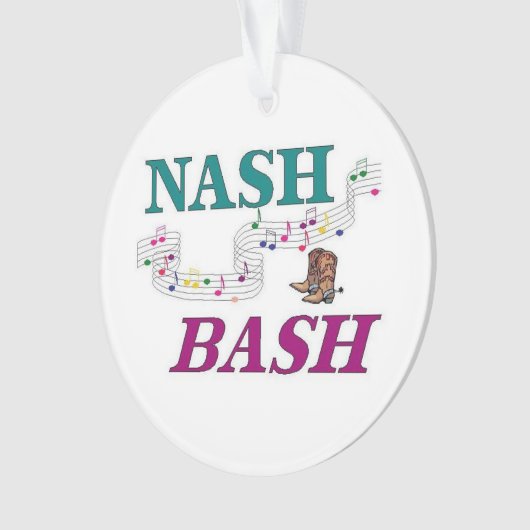 Nashville Nash Bash Music Ornament (voorkant)