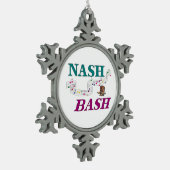 Nashville Nash Bash Music Tin Sneeuwvlok Ornament (Links)