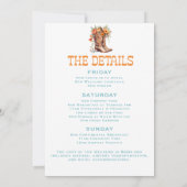 Nashville Nash Bash vrijgezellenfeest weekend Kaart (Achterkant)