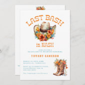 Nashville Nash Bash vrijgezellenfeest weekend Kaart (Voorkant / Achterkant)