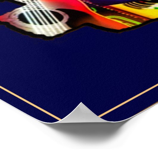 Nashville Nightlife Vintage Poster (Hoek)