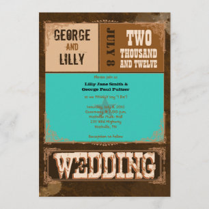 Nashville nodigt uit:  Turkoois Kaart