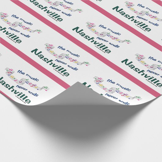 Nashville Notes Cadeaupapier (Hoek)