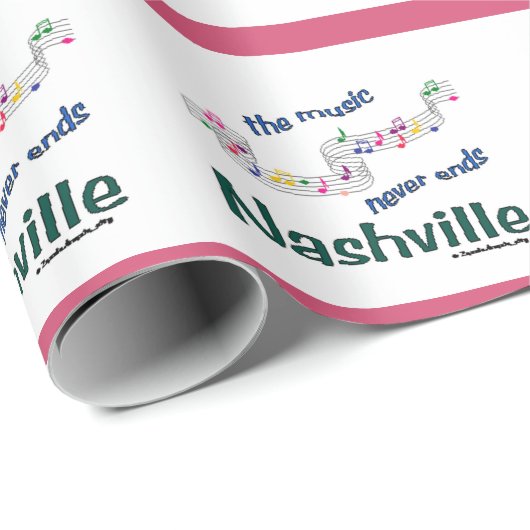 Nashville Notes Cadeaupapier (Rol Hoek)