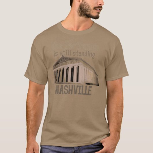 Nashville: Ons Parthenon staat nog steeds op T-shi T-shirt (Voorkant)