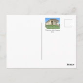 Nashville Parthenon "Temple of Athena" Briefkaart (Achterkant)