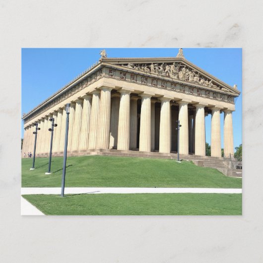 Nashville Parthenon "Temple of Athena" Briefkaart (Voorkant)