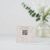 Nashville Passport Wedding QR Informatiekaartje (Staand voorkant)