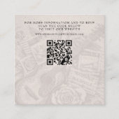 Nashville Passport Wedding QR Informatiekaartje (Voorkant)