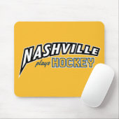 Nashville Plays Hockey Gold Muismat (Met muis)