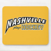 Nashville Plays Hockey Gold Muismat (Voorkant)