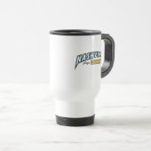 Nashville Plays Hockey White Travel Mug Reisbeker (Voorkant rechts)