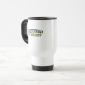 Nashville Plays Hockey White Travel Mug Reisbeker (Voorkant links)