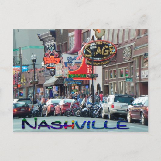 Nashville postcard briefkaart (Voorkant)