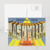 Nashville Postcard Briefkaart (Voorkant / Achterkant)