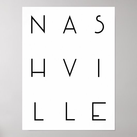 Nashville Poster (Voorkant)