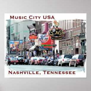 Nashville - poster kunst