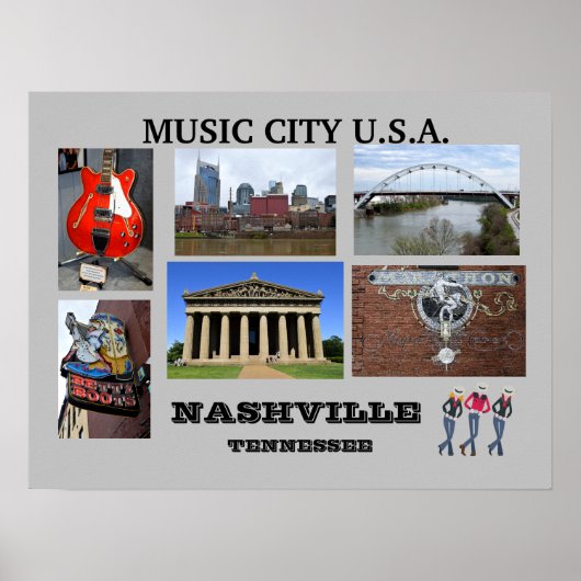 Nashville, Poster Tennessee (Voorkant)