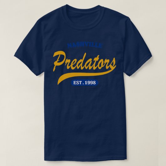 Nashville Predators Classic Stijl T-shirt (Design voorkant)
