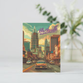  Nashville Reizen Briefkaart (Staand voorkant)