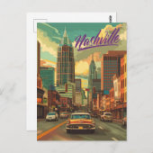  Nashville Reizen Briefkaart (Voorkant / Achterkant)