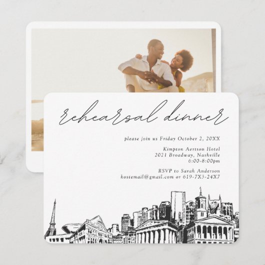 Nashville repetitie diner uitnodigen Behuizing Kaa Informatiekaartje (Voorkant / Achterkant)