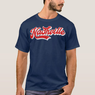 Nashville Retro Typografie Ontwerp 1 T-shirt