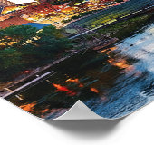 Nashville Riverfront Wedding Welcome Sign Poster (Hoek)