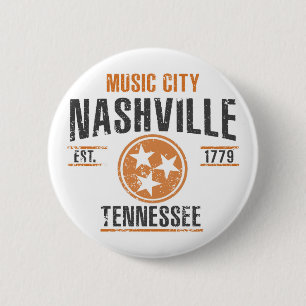 Nashville Ronde Button 5,7 Cm