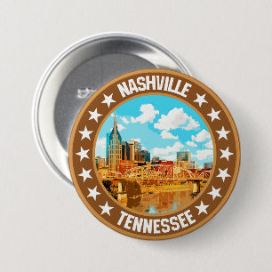 Nashville Ronde Button 7,6 Cm