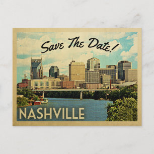 Nashville Save the Date Tennessee Aankondigingskaart