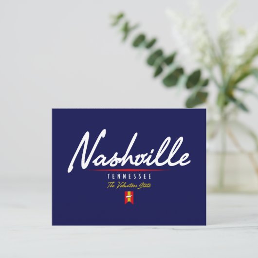 Nashville Script Briefkaart (Staand voorkant)