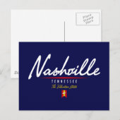 Nashville Script Briefkaart (Voorkant / Achterkant)
